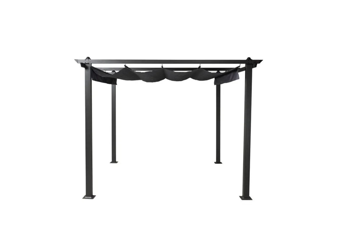 Pergola Sora - mit grauem Polyesterdach