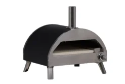 Pizzaofen Parma - aus Stahl, Edelstahl und Keramik in Silber
