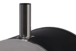 Pizzaofen Parma - aus Stahl, Edelstahl und Keramik in Silber