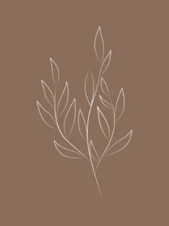 Poster Branch aus hochwertigem Papier