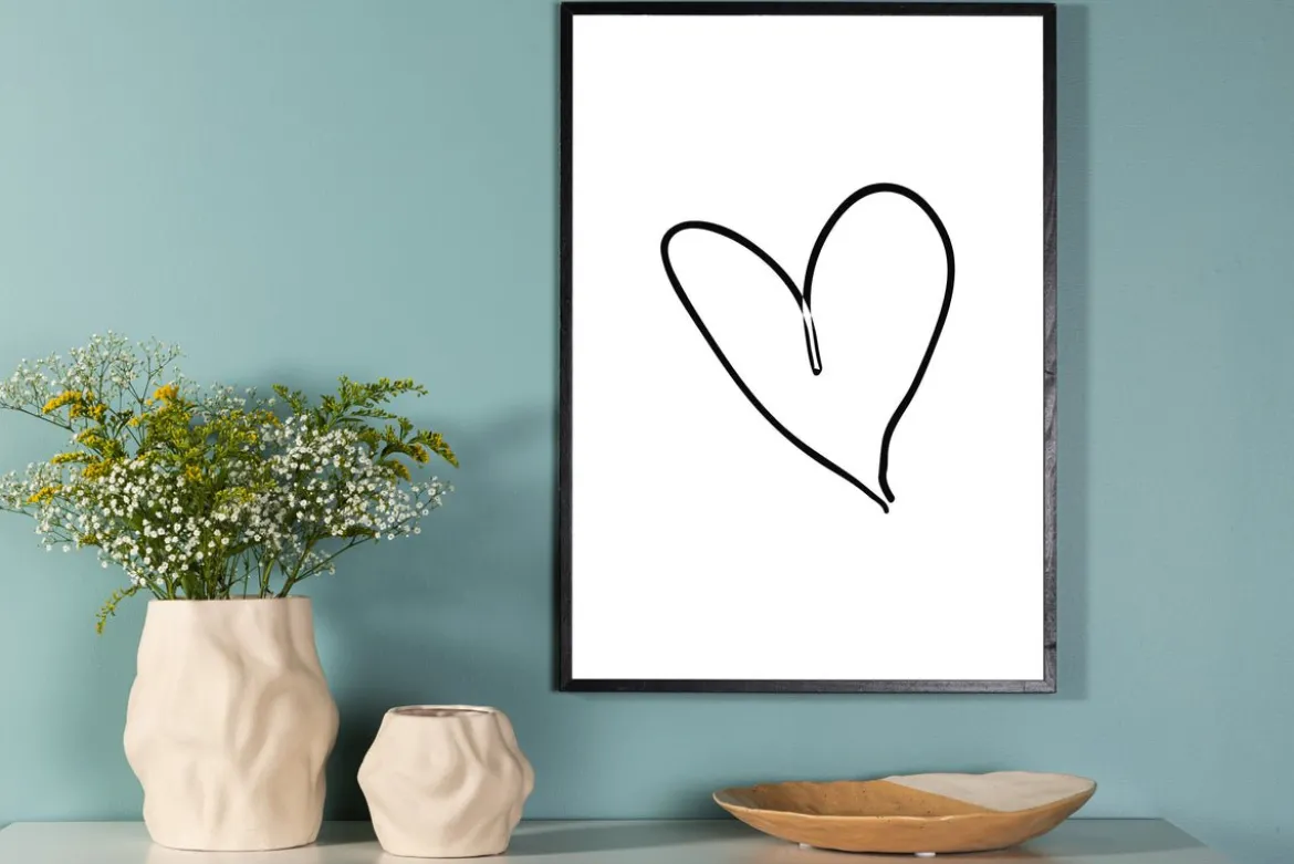 Poster Einfach Liebe aus hochwertigem Papier