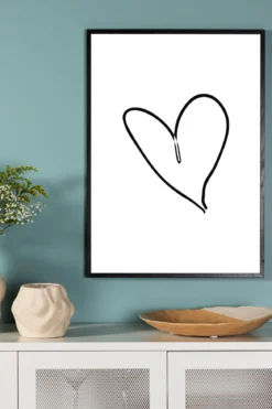 Poster Einfach Liebe aus hochwertigem Papier