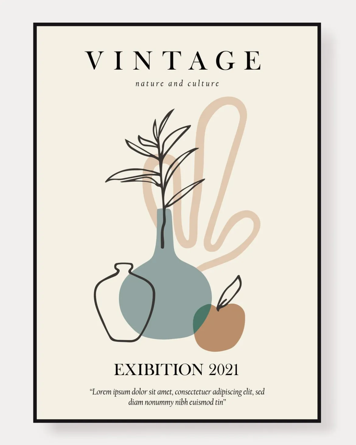 Poster Exibition 2021 aus hochwertigem Papier