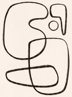 Poster Fine Line Qualitätsdruck auf Papier