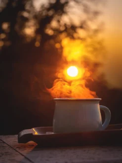 Poster Guten Morgen aus hochwertigem Papier