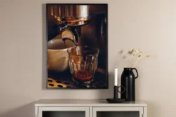 Poster Kaffeekunst aus hochwertigem Papier