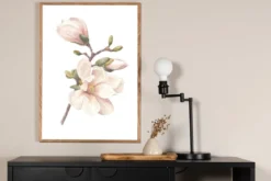 Poster Kirschblüte aus hochwertigem Papier