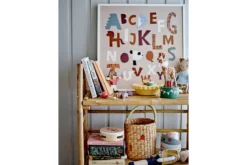 Poster Lumo – Alphabet Illustration mit Rahmen