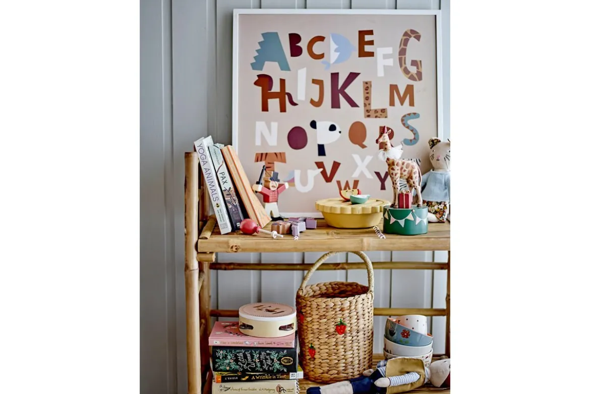Poster Lumo – Alphabet Illustration mit Rahmen