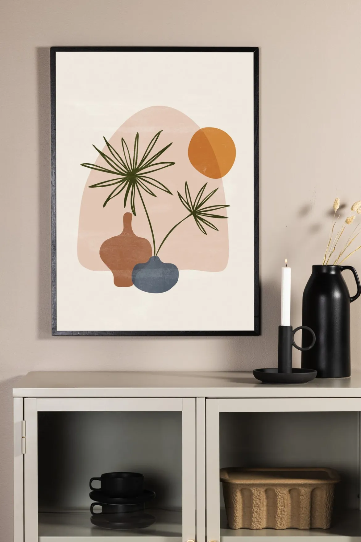 Poster Sunset Qualitätsdruck auf Papier