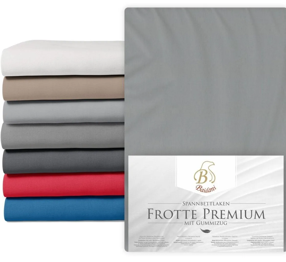 Premium Boxspring Bettlaken Frotte