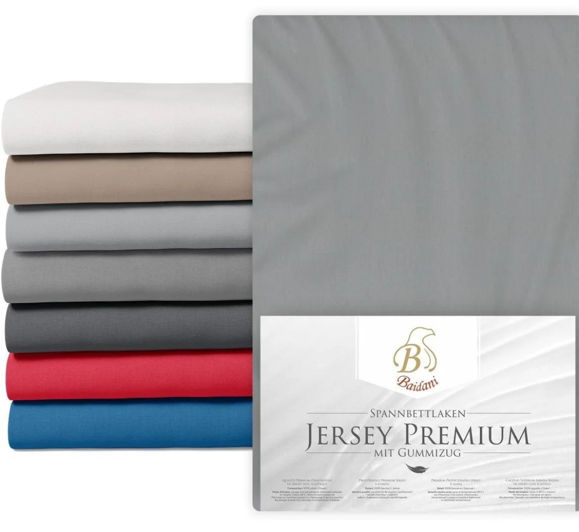 Premium Boxspring Bettlaken Jersey