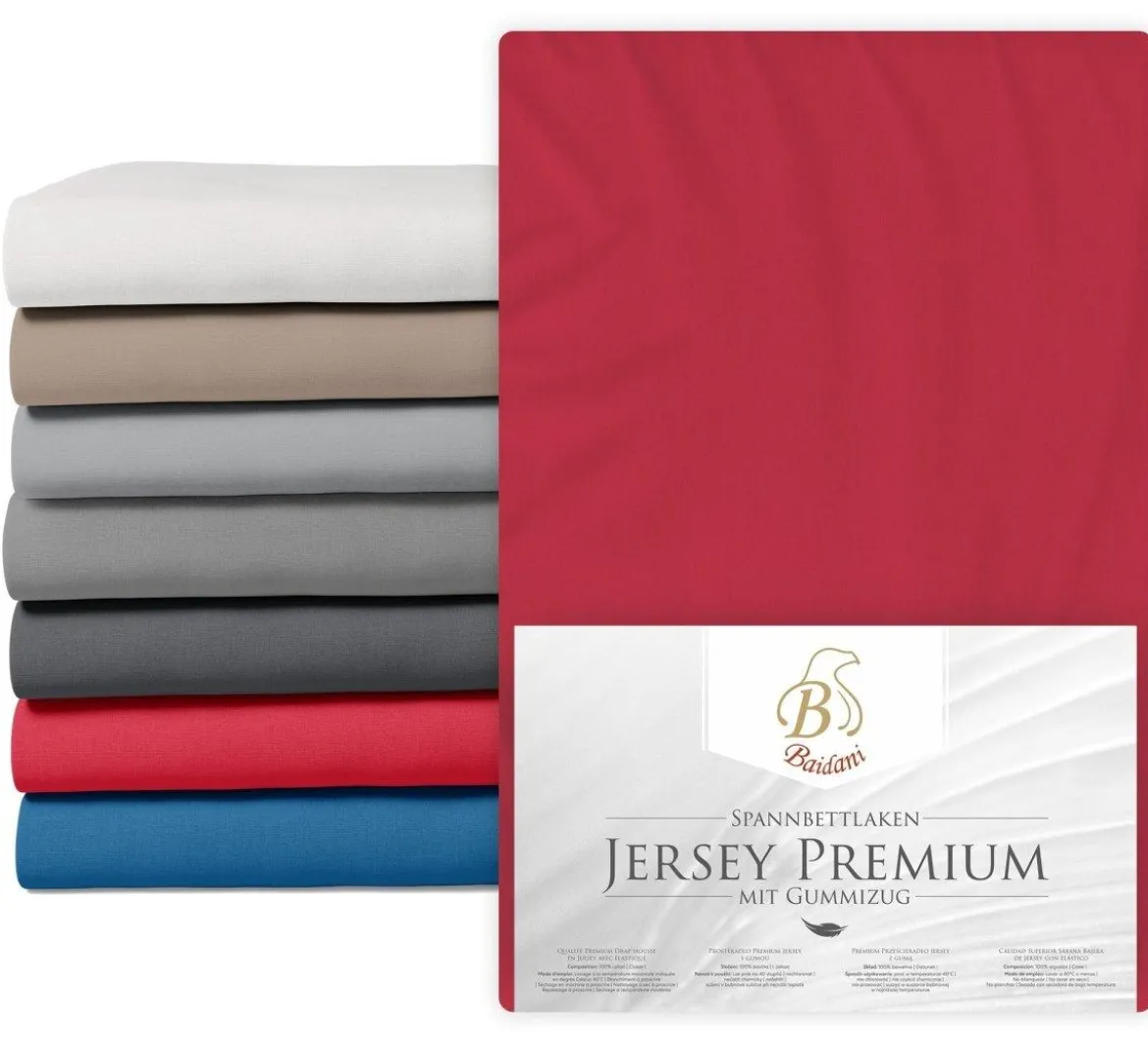 Premium Boxspring Bettlaken Jersey