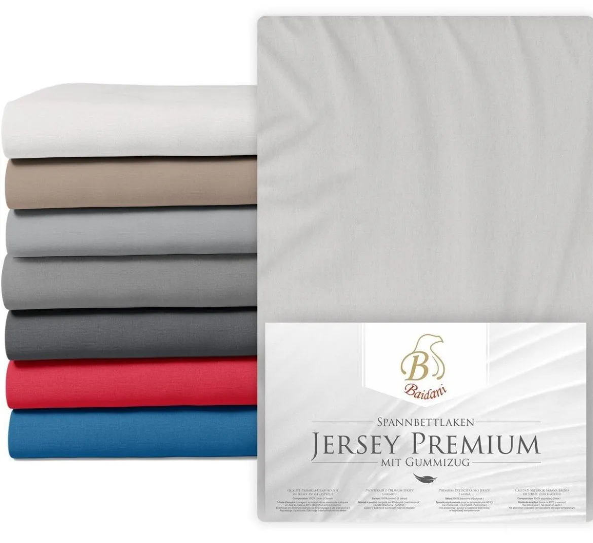 Premium Boxspring Bettlaken Jersey