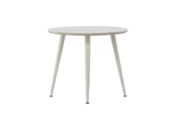 Runder Kindertisch NILO – Skandinavisches Design in Beige