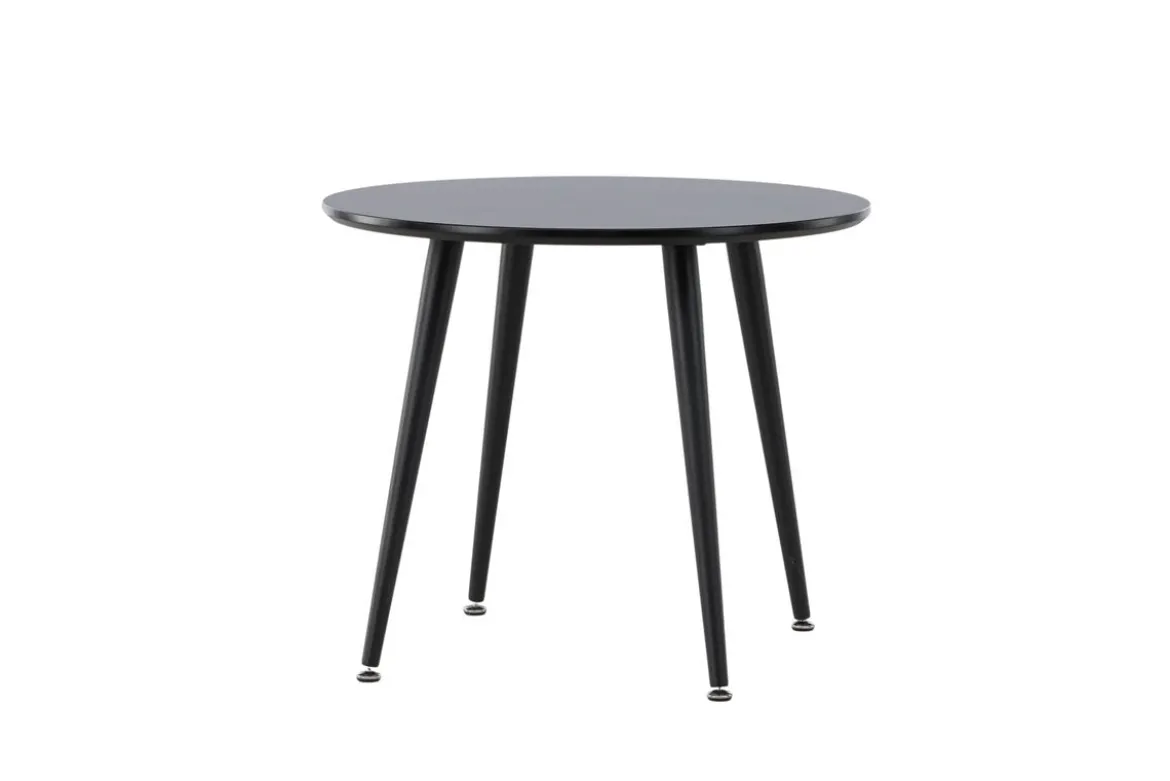 Runder Kindertisch NILO – Stilvoller Spieltisch in Schwarz