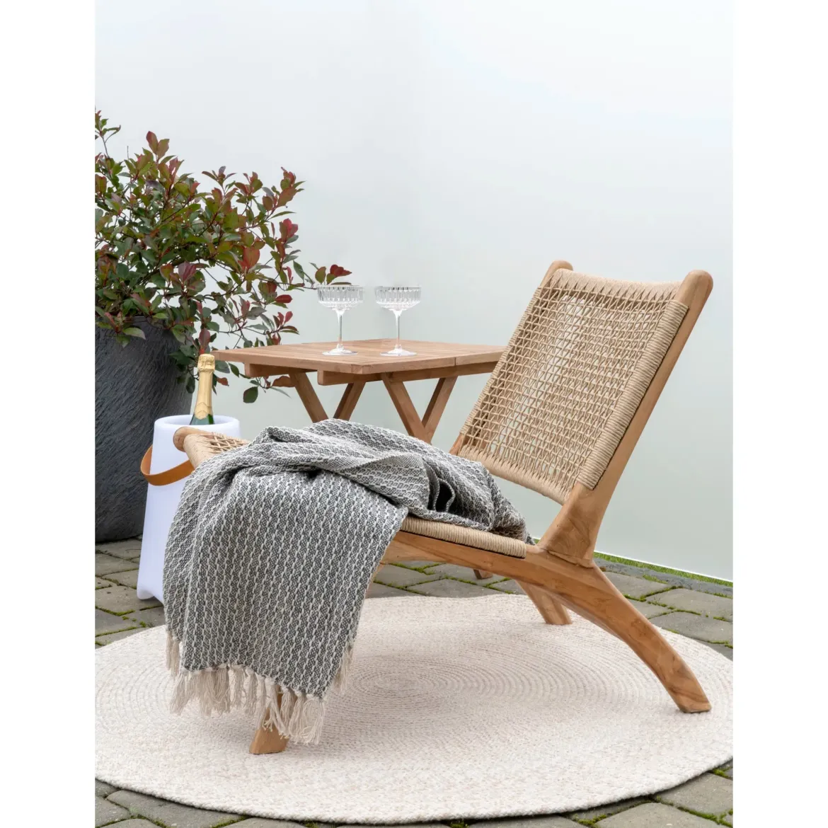 Runder Outdoor-Teppich Salina ø120 cm