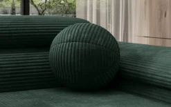 Rundes Zierkissen Sphere ⌀35 cm aus Cord