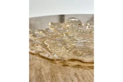 Schale Amiri – aus Glas in Natur mit sanfter Wellenform
