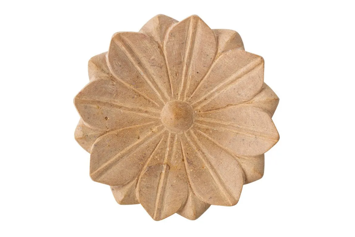 Schale Calma – Marmor in sandiger Naturfarbe