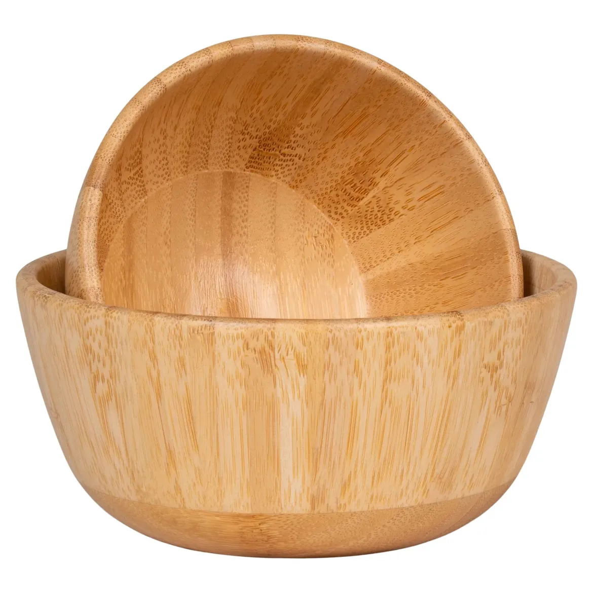 Schale „Chefalu“ – Natürliches Bambus-Set (2-tlg.)