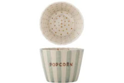 Schale Cine – handbemalte Popcorn-Schale aus Steingut