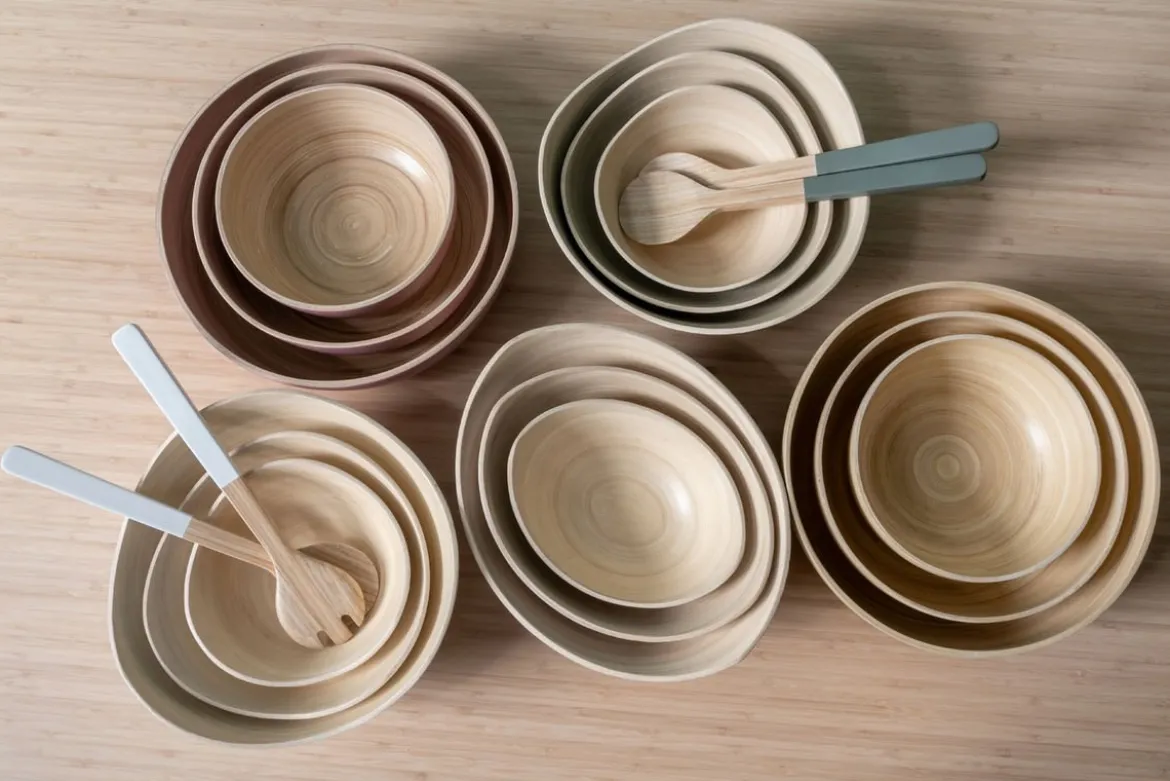Schale Clarioné – gefertigt aus Bamboo (3er Set)