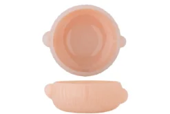 Schale Marli – handgefertigte Glasschale in zartem Rosé