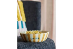 Schale Mira – handbemalte Chips-Schale aus Steingut
