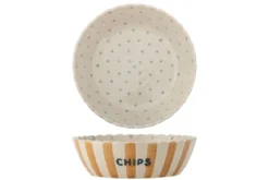 Schale Mira – handbemalte Chips-Schale aus Steingut
