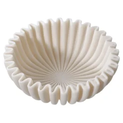 Schale „Mirella“ – Beige Polyresin-Design