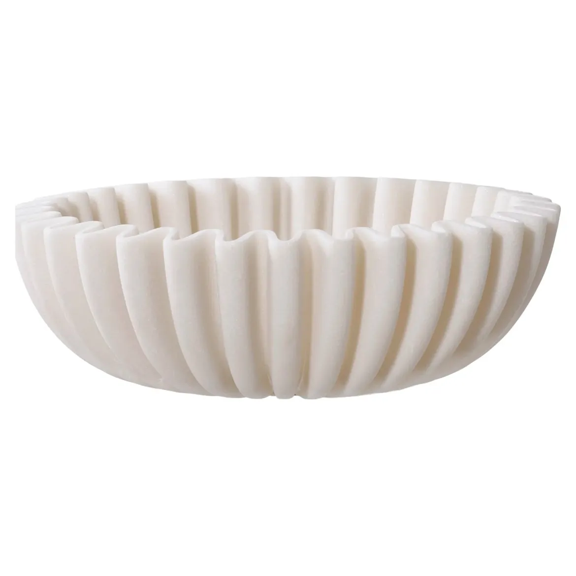 Schale „Mirella“ – Beige Polyresin-Design