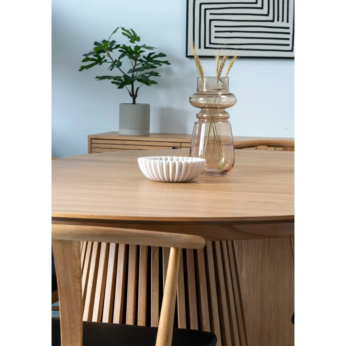 Schale „Mirella“ – Beige Polyresin-Design