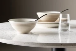 Schalen Aurelia - 2er-Set – Steingut, Beige und hitzebeständig