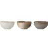 Schalen-Set„Gravyn“– Graues Steingut (3-teilig)