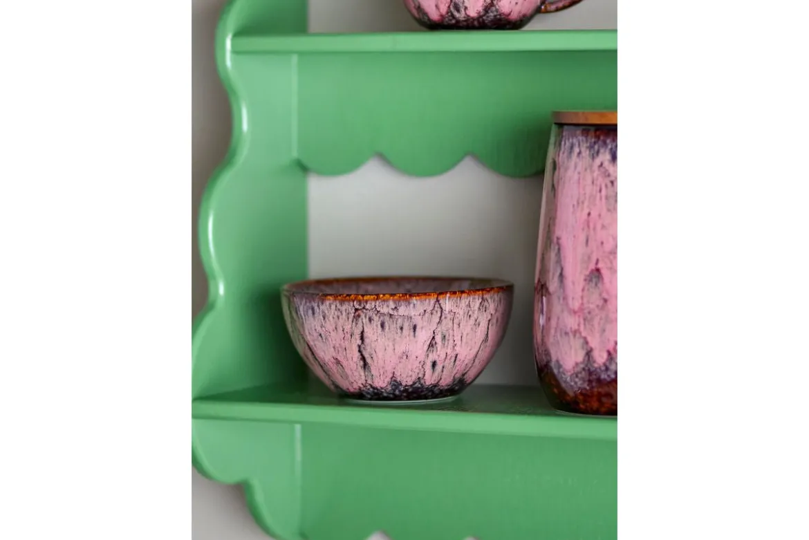 Schalen-Set Kiki – Reaktive Glasur in warmen Rosétönen (4er-Set)
