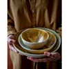 Schalen-Set „Limone“ – Gelbes Steingut (4-teilig)