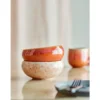 Schalen-Set Yuri – Reaktive Glasur in Rosé (4er-Set)