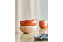 Schalen-Set Yuri – Reaktive Glasur in Rosé (4er-Set)