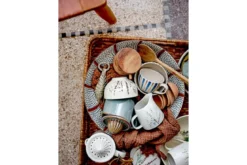 Schale Riona – Steingut mit handgemaltem Muster
