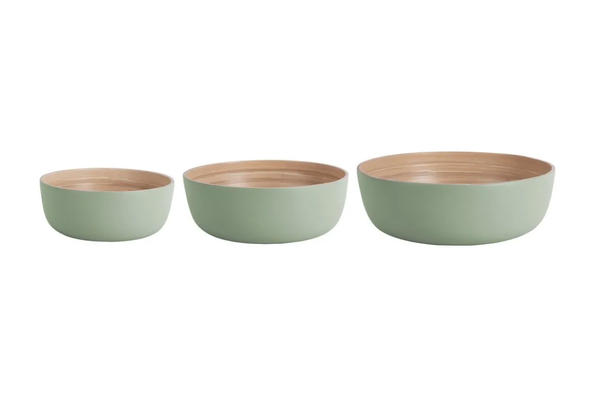 Schale Rosélis – gefertigt aus Bamboo (3er Set)