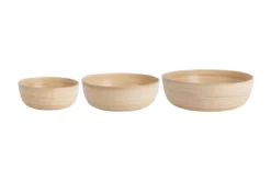 Schale Rosélis – gefertigt aus Bamboo (3er Set)