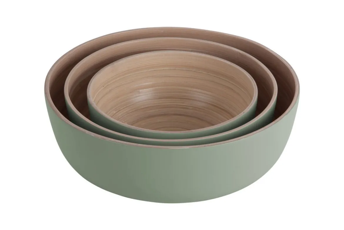 Schale Rosélis – gefertigt aus Bamboo (3er Set)