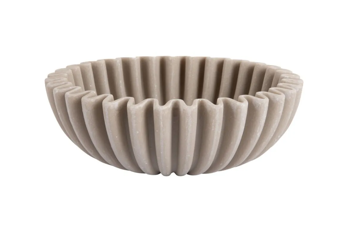 Schale Zorin klein – gefertigt aus Polyresin / Wellenform