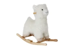 Schaukelspielzeug Malina - Lama aus Holz & Stoff für Kinder