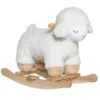 Schaukelspielzeug Salome – flauschiges Schaukeltier aus Holz für Babys & Kinder