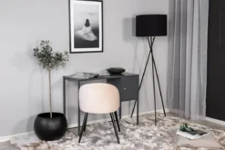 Schreibtisch Maru - modernes Design mit praktisch integriertem Seitenschrank