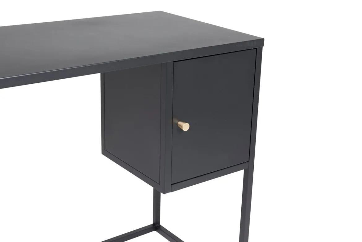 Schreibtisch Maru - modernes Design mit praktisch integriertem Seitenschrank
