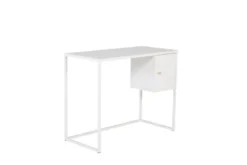 Schreibtisch Maru - modernes Design mit praktisch integriertem Seitenschrank