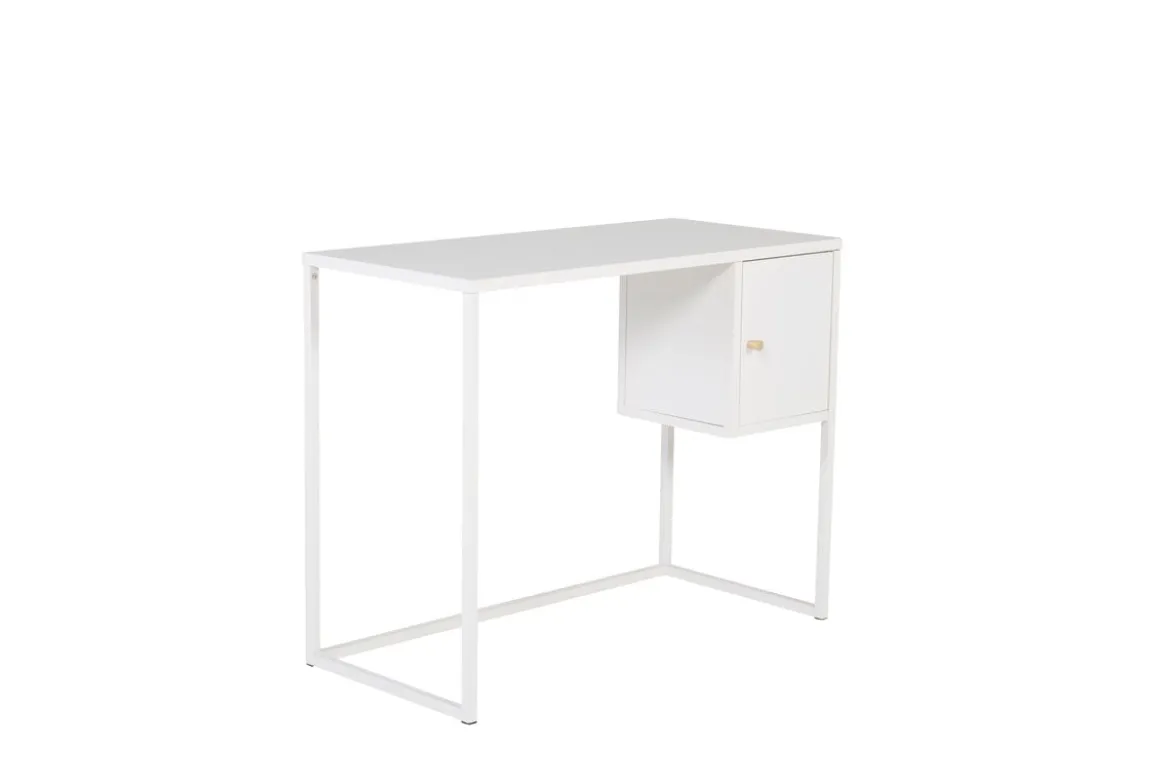 Schreibtisch Maru - modernes Design mit praktisch integriertem Seitenschrank